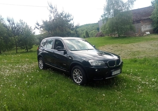 BMW X3 cena 58000 przebieg: 140000, rok produkcji 2011 z Kraków małe 466